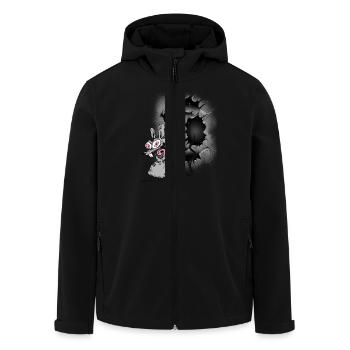 Halloween Maus Mäuse Kinder Kind - Recycelte Männer Softshell-Jacke von Stanley/Stella - Schwarz - Vorne - AI Model Male 185 light (185cm)