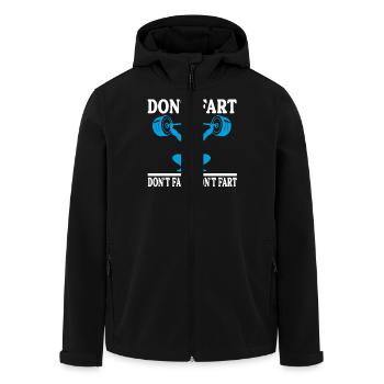 Don't Fart Gewichtheben Humor für - Recycelte Männer Softshell-Jacke von Stanley/Stella - Schwarz - Vorne - AI Model Male 185 light (185cm)