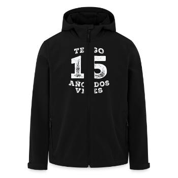 30 Years Birthday Gift Women Men - Men’s Recycled Softshell Jacket by Stanley/Stella - black - Front - AI Model Male 185 light (185cm)
