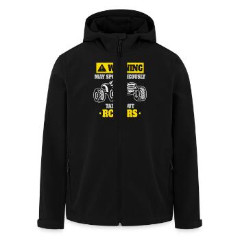 L’attention pourrait spontanément parler des voitures RC - Veste softshell homme en polyester recyclé Stanley/Stella - noir - Devant - AI Model Male 185 light (185cm)
