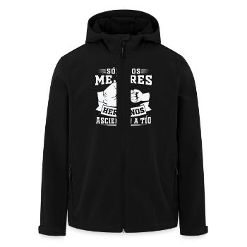 Only the best brothers are promoted to uncle - Men’s Recycled Softshell Jacket by Stanley/Stella - black - Front - AI Model Male 185 light (185cm)