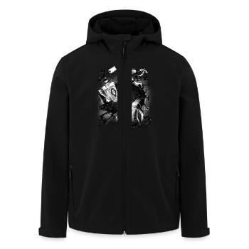Sorcellerie Magie Mystique Vaudou Magie Magique - Veste softshell homme en polyester recyclé Stanley/Stella - noir - Devant - AI Model Male 185 light (185cm)