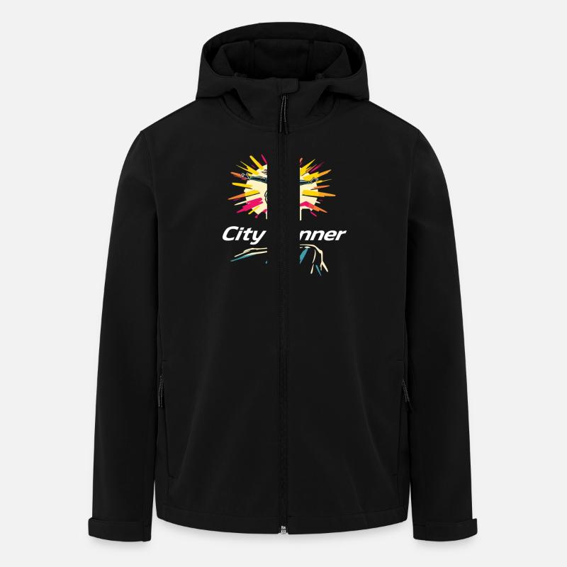 City Runner Stadtläufer - Men’s Recycled Softshell Jacket by Stanley/Stella - black
