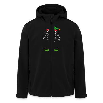 I'm The Cursing Elf Shirt Matching Family - Men’s Recycled Softshell Jacket by Stanley/Stella - black - Front - AI Model Male 185 light (185cm)