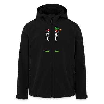 I'm The Cute Elf Shirt Matching Family Christmas - Men’s Recycled Softshell Jacket by Stanley/Stella - black - Front - AI Model Male 185 light (185cm)