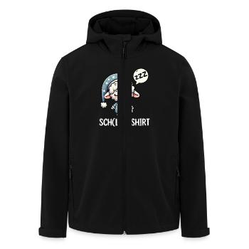 Niedliches Schaf Schlafshirt Napping Pyjama - Recycelte Männer Softshell-Jacke von Stanley/Stella - Schwarz - Vorne - AI Model Male 185 light (185cm)
