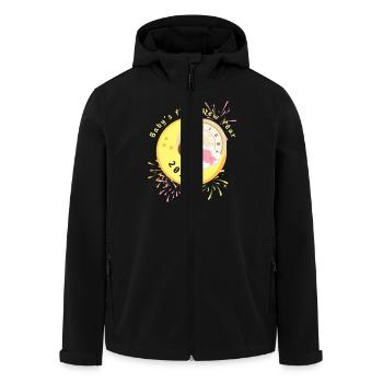 First New Year of the Child 2025 girl - Men’s Recycled Softshell Jacket by Stanley/Stella - black - Front - AI Model Male 185 light (185cm)