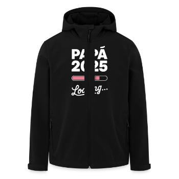 Neues Papa-Geschenk 2025 Loading - Recycelte Männer Softshell-Jacke von Stanley/Stella - Schwarz - Vorne - AI Model Male 185 light (185cm)