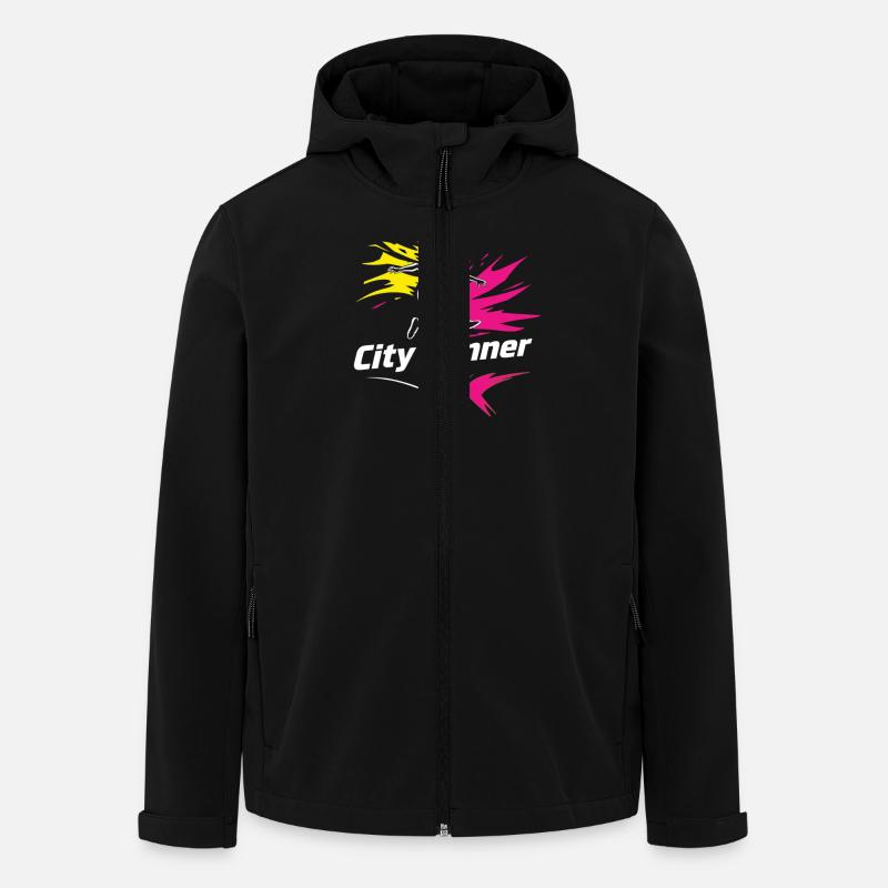 City Runner Stadtläufer - Men’s Recycled Softshell Jacket by Stanley/Stella - black
