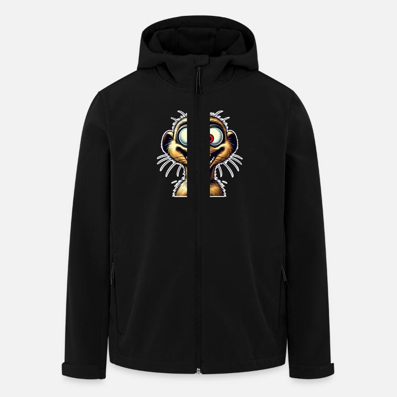 Suricate - Veste softshell homme en polyester recyclé Stanley/Stella - noir