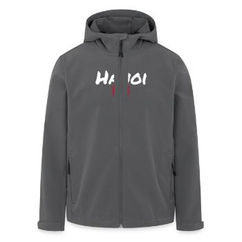 Hanoi Vietnam Vietnamesische Flagge Vietnamese - Recycelte Männer Softshell-Jacke von Stanley/Stella - Anthrazit - Vorne - AI Model Male 185 light (185cm)