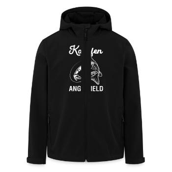 KARPFEN ANGELHELD Lustiges Angeln Hobby Karpfen - Recycelte Männer Softshell-Jacke von Stanley/Stella - Schwarz - Vorne - AI Model Male 185 light (185cm)