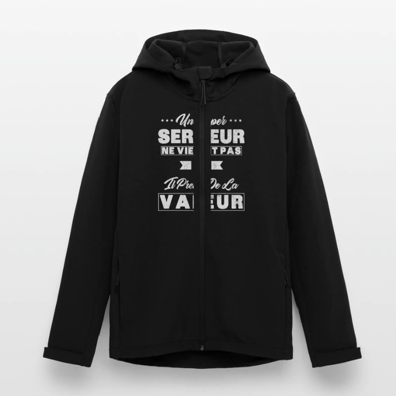 A Super Server does not age as a gift Server Men’s Recycled Softshell Jacket by Stanley/Stella