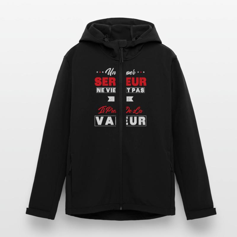 A Super Server does not age as a gift Server Men’s Recycled Softshell Jacket by Stanley/Stella