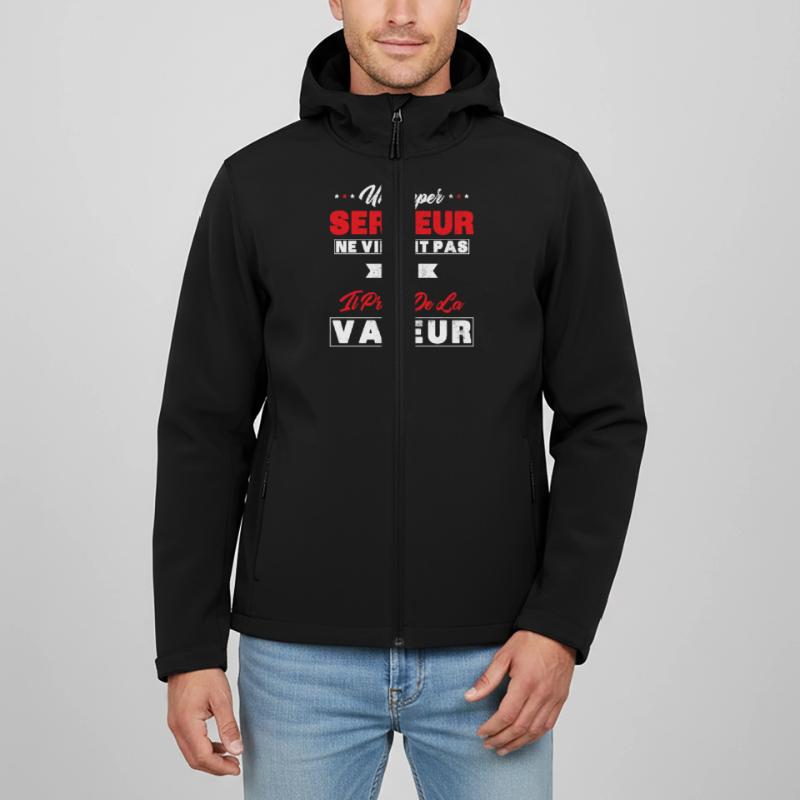 A Super Server does not age as a gift Server Men’s Recycled Softshell Jacket by Stanley/Stella