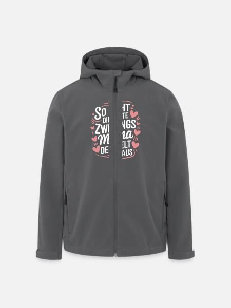 Zwillingsmama - Recycelte Männer Softshell-Jacke von Stanley/Stella - Schwarz