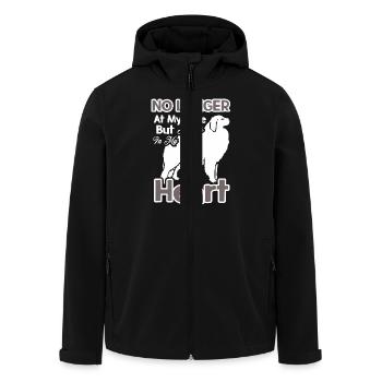 Great Pyrenees Always In My Heart - Men’s Recycled Softshell Jacket by Stanley/Stella - black - Front - AI Model Male 185 light (185cm)