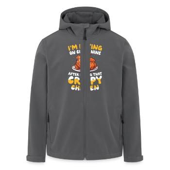 I'm Frying On cloud Nine Eating Crispy Chicken - Recycelte Männer Softshell-Jacke von Stanley/Stella - Anthrazit - Vorne - AI Model Male 185 light (185cm)
