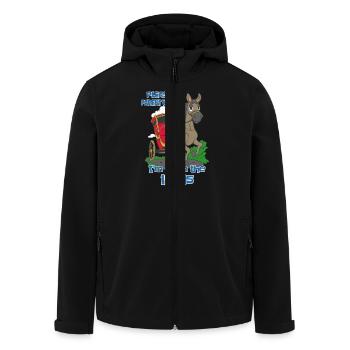 Bitte Hab Geduld Mit Mir Ich Bin Aus Den 1900ern - Recycelte Männer Softshell-Jacke von Stanley/Stella - Schwarz - Vorne - AI Model Male 185 light (185cm)