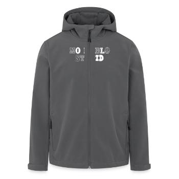 No Hablo Stupid Funny Statement for Humorous People - Men’s Recycled Softshell Jacket by Stanley/Stella - anthracite - Front - AI Model Male 185 light (185cm)