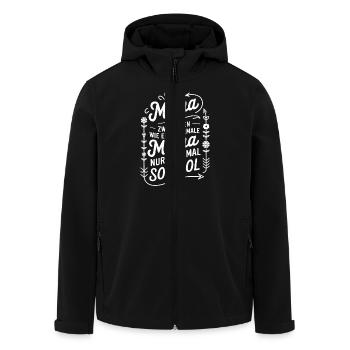 Zwillingsmama Zwillings Mutter Mama von Zwillingen - Recycelte Männer Softshell-Jacke von Stanley/Stella - Schwarz - Vorne - AI Model Male 185 light (185cm)