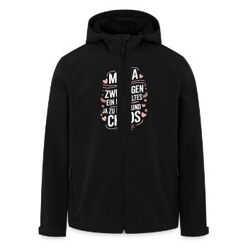 Mama von Zwillingen Zwillingsmama Zwillings Mutter - Recycelte Männer Softshell-Jacke von Stanley/Stella - Schwarz - Vorne - AI Model Male 185 light (185cm)