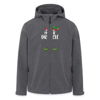I’m The Druncle Elf Chemise Assortie Famille - Veste softshell homme en polyester recyclé Stanley/Stella - charbon - Devant - AI Model Male 185 light (185cm)