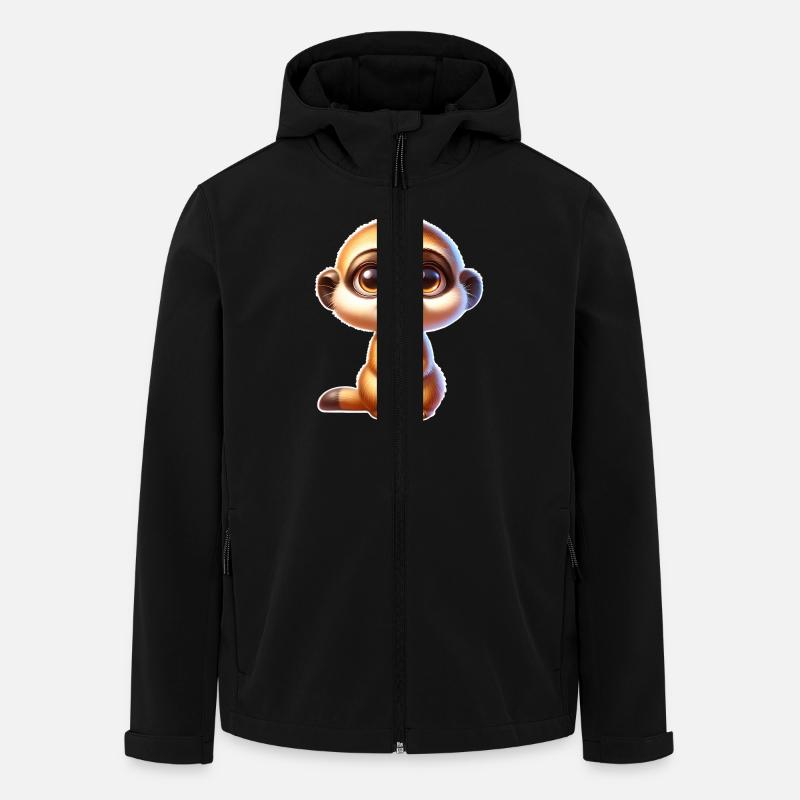 Suricate - Veste softshell homme en polyester recyclé Stanley/Stella - noir