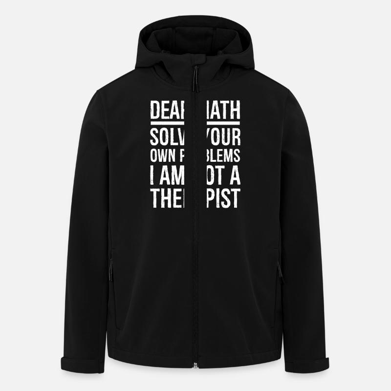 dear math funny - Men’s Recycled Softshell Jacket by Stanley/Stella - black