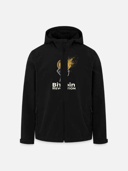 Bitcoin Revolution - Recycelte Männer Softshell-Jacke von Stanley/Stella - Schwarz