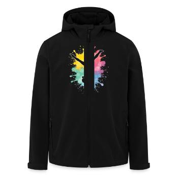 Turnerin Turnen Gymnastik Damen Mädchen Kinder - Recycelte Männer Softshell-Jacke von Stanley/Stella - Schwarz - Vorne - AI Model Male 185 light (185cm)