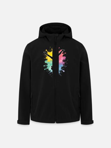 Turnerin Turnen Gymnastik Damen Mädchen Kinder - Recycelte Männer Softshell-Jacke von Stanley/Stella - Schwarz
