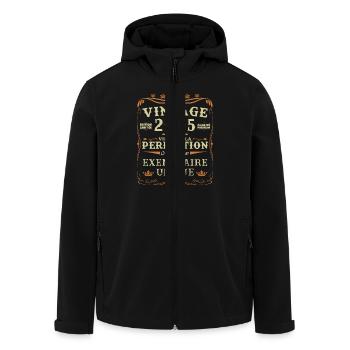 2005 Vintage Retro Cadeau D’anniversaire - Veste softshell homme en polyester recyclé Stanley/Stella - noir - Devant - AI Model Male 185 light (185cm)