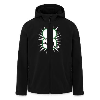 8. Geburtstag Fußballspieler 8 Jahre Kinder - Recycelte Männer Softshell-Jacke von Stanley/Stella - Schwarz - Vorne - AI Model Male 185 light (185cm)
