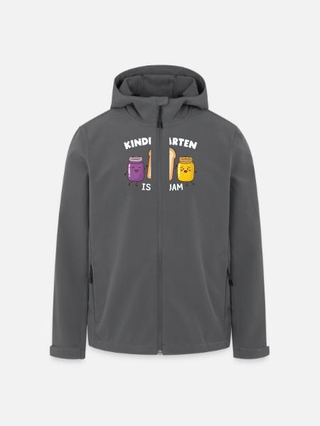 Funny Kindergarten Design – Breakfast Outfit - Men’s Recycled Softshell Jacket by Stanley/Stella - black
