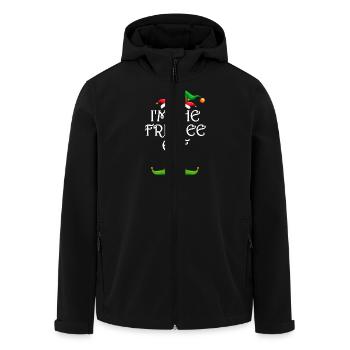 I'm The Frisbee Elf Shirt Matching Family - Men’s Recycled Softshell Jacket by Stanley/Stella - black - Front - AI Model Male 185 light (185cm)