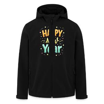 Nouvel An - Halloween Femmes - Veste softshell homme en polyester recyclé Stanley/Stella - noir - Devant - AI Model Male 185 light (185cm)