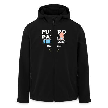 Zukünftiger Papst 2026 Erster Vater 2026 - Recycelte Männer Softshell-Jacke von Stanley/Stella - Schwarz - Vorne - AI Model Male 185 light (185cm)