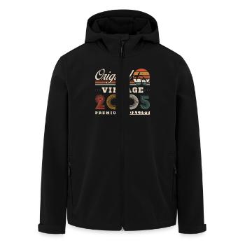 Original 2005 Vintage Rétro Cadeau Anniversaire - Veste softshell homme en polyester recyclé Stanley/Stella - noir - Devant - AI Model Male 185 light (185cm)