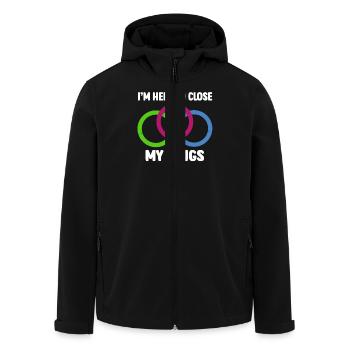 Ich Schließe Meine Ringe Fitness Motivation Sport - Recycelte Männer Softshell-Jacke von Stanley/Stella - Schwarz - Vorne - AI Model Male 185 light (185cm)