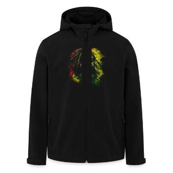 Gamer Are Never Alone - Recycelte Männer Softshell-Jacke von Stanley/Stella - Schwarz - Vorne - AI Model Male 185 light (185cm)