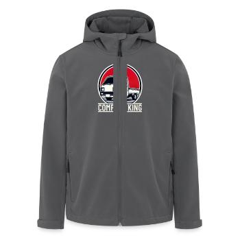 Kei Truck Japanese Automotive Charm - Recycelte Männer Softshell-Jacke von Stanley/Stella - Anthrazit - Vorne - AI Model Male 185 light (185cm)