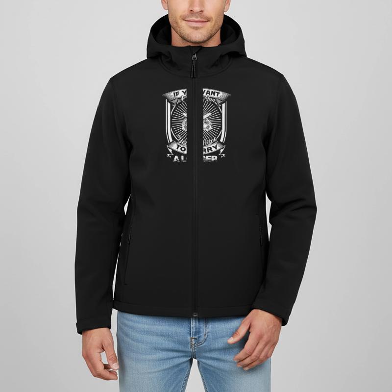 Logger Marry A Logger Men’s Recycled Softshell Jacket by Stanley/Stella