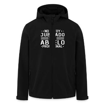 I'm not retired, I'm a professional grandfather - Men’s Recycled Softshell Jacket by Stanley/Stella - black - Front - AI Model Male 185 light (185cm)