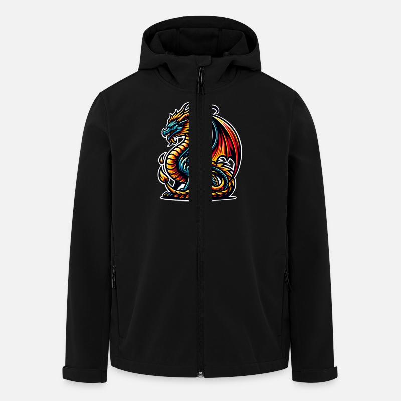 Dragon - Men’s Recycled Softshell Jacket by Stanley/Stella - black