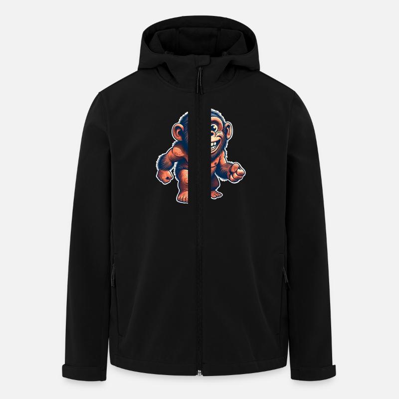 Neanderthal - Men’s Recycled Softshell Jacket by Stanley/Stella - black