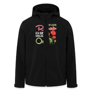 Großmutter BIN KEINE RENTNERIN BIN VOLLZEIT OMA - Recycelte Männer Softshell-Jacke von Stanley/Stella - Schwarz - Vorne - AI Model Male 185 light (185cm)