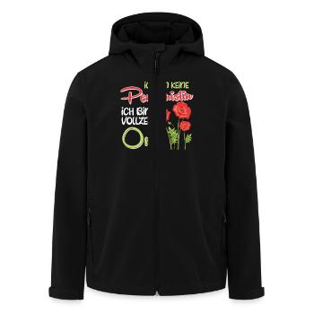 Großmutter BIN KEINE PENSIONISTIN BIN VOLLZEIT - Recycelte Männer Softshell-Jacke von Stanley/Stella - Schwarz - Vorne - AI Model Male 185 light (185cm)