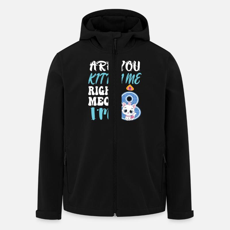 Are You Kitten MEOW - Recycelte Männer Softshell-Jacke von Stanley/Stella - Schwarz