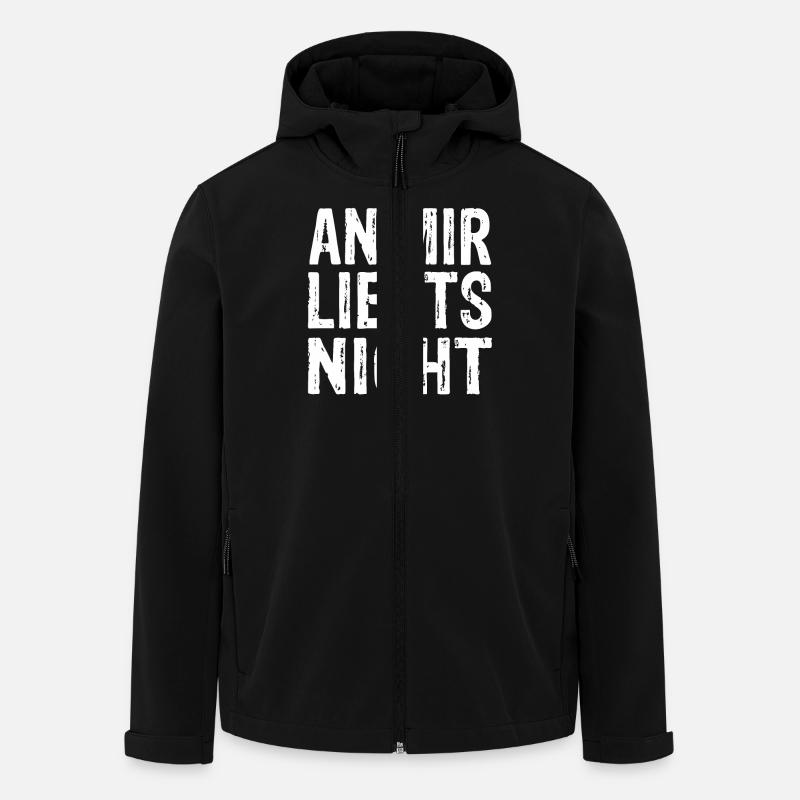 C’est pas ma faute - Veste softshell homme en polyester recyclé Stanley/Stella - noir
